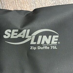 SeaLine Black Zip Duffle 75L
